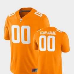 Mens Tennessee Volunteers Customized Tennessee Orange College Football 2018 Game Jersey